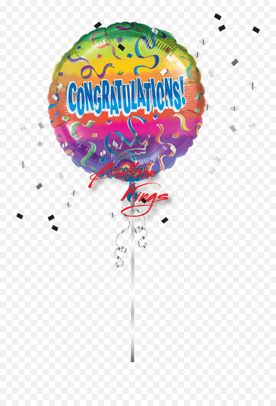 Congrats Rainbow - Balloon Emoji,Rainbow Emoji Transparent