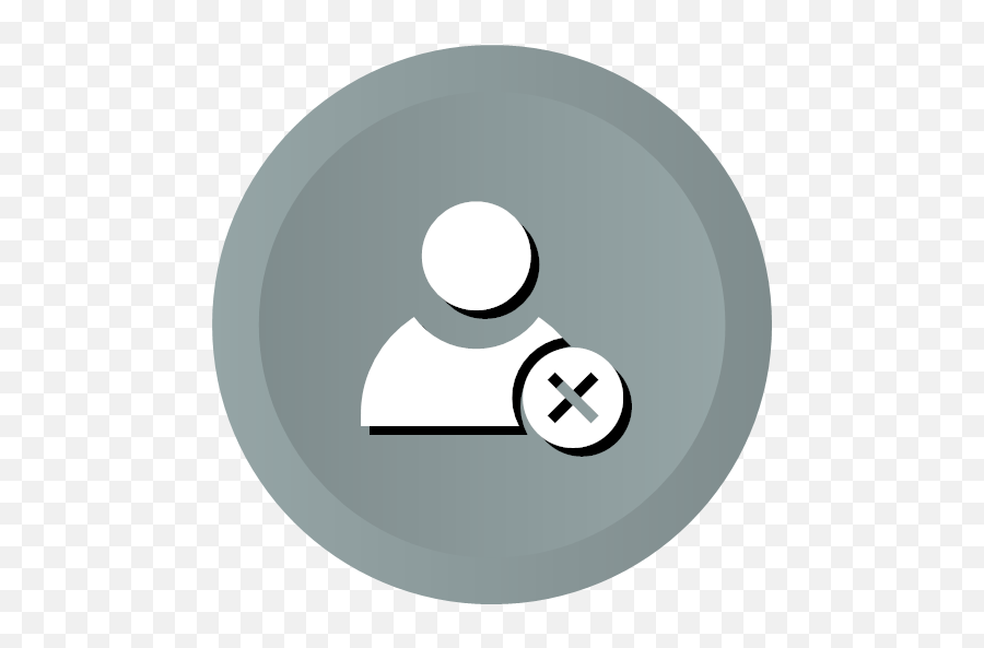 Delete Person Remove User Icon - Ios Web User Interface Emoji,Cd Man Emoji