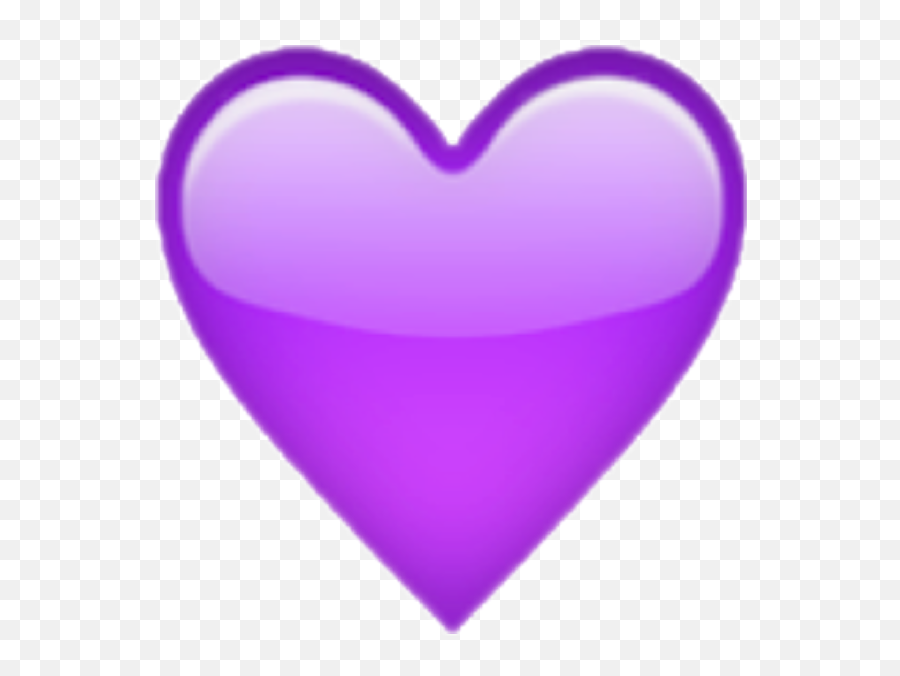 Tumblr Emoji - Purple Heart Apple Png,Emoji Art Tumblr