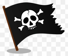 Jolly Roger Pirate Flag Clipart Free Download Transparent - Skull Transparent Png Icon Danger Jolly Roger Skull Crossbones Death Symbol Emoji,Pirate Emoji Text