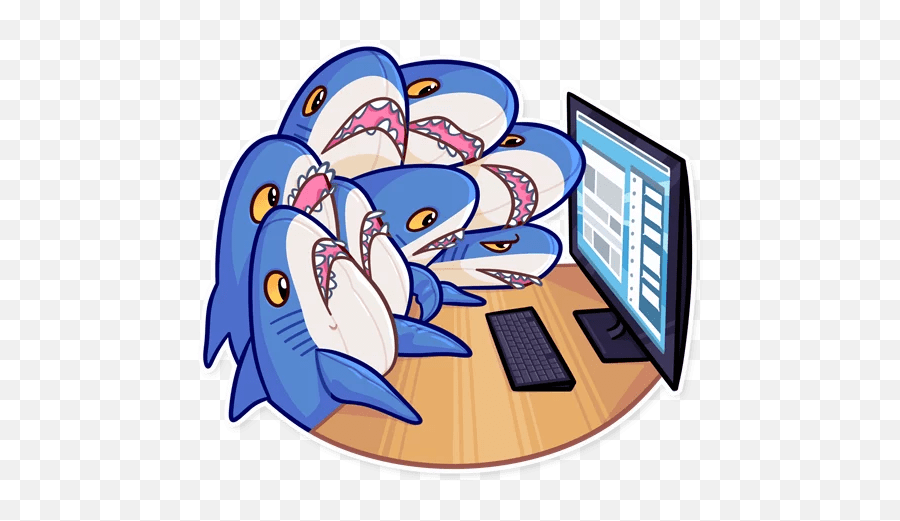 Telegram Sticker 011 In 2020 Telegram Stickers - Blahaj Stickers Emoji,Shark Emoji