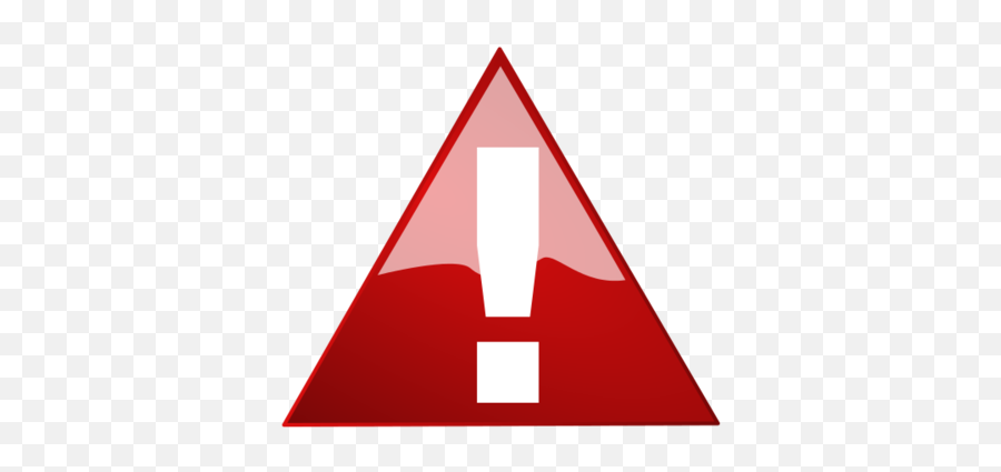 Red Warning Triangle White Exclamation - Vertical Emoji,Warning Emoji
