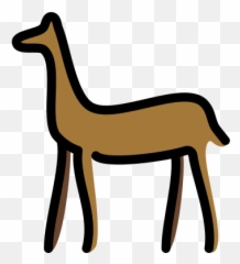 Llama Emoji - Animal Figure,Llama Emoji