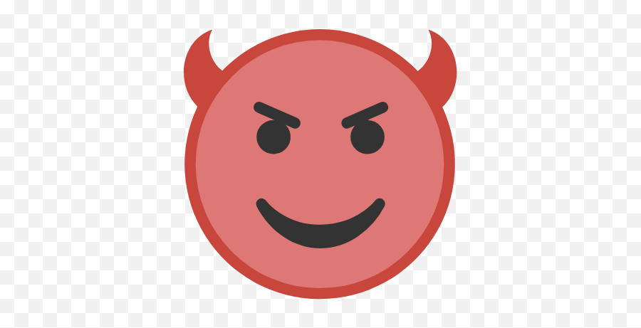 Red Devil Face Graphic - Devil Face Emoji,Red Devil Emoji
