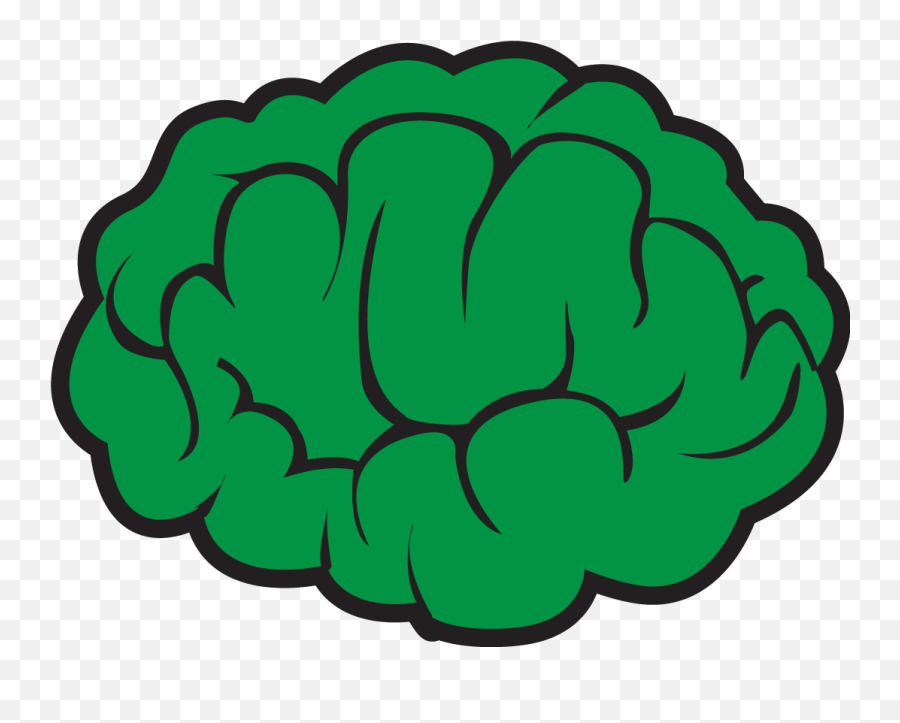 Engineering Clipart Brain - Cerebro Dibujo Png Transparent Green Brain Transparent Background Emoji,Brain Emoji Png