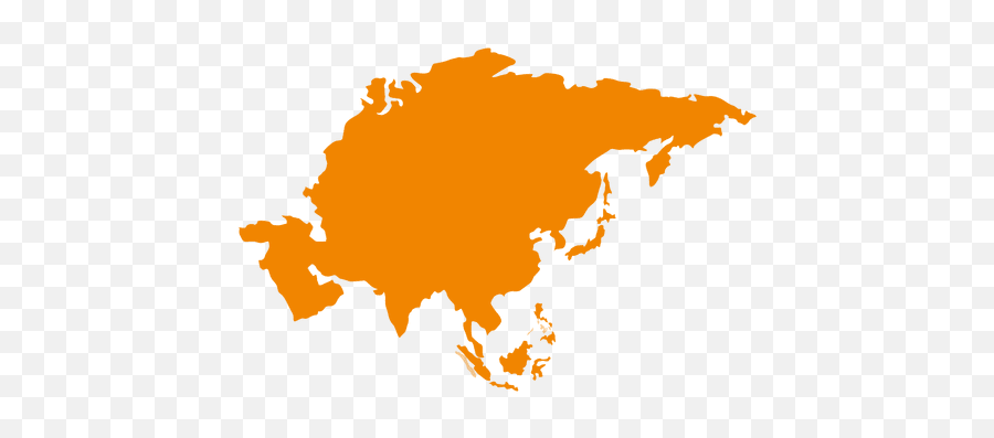 Asian Continental Map - Transparent Png U0026 Svg Vector File World Map Emoji,Asian Flag Emoji