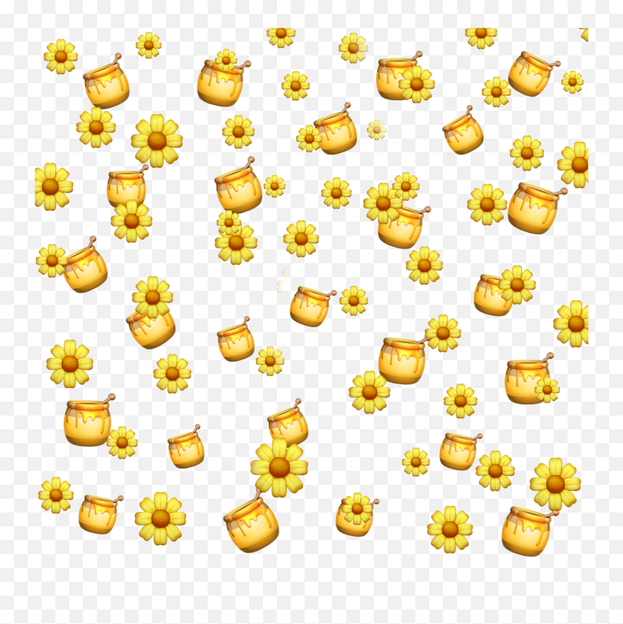 Emoji Emojis Honey Honeyemoji Flower Sunflower Flowerem - Honey Emoji Transparent,Honey Emoji