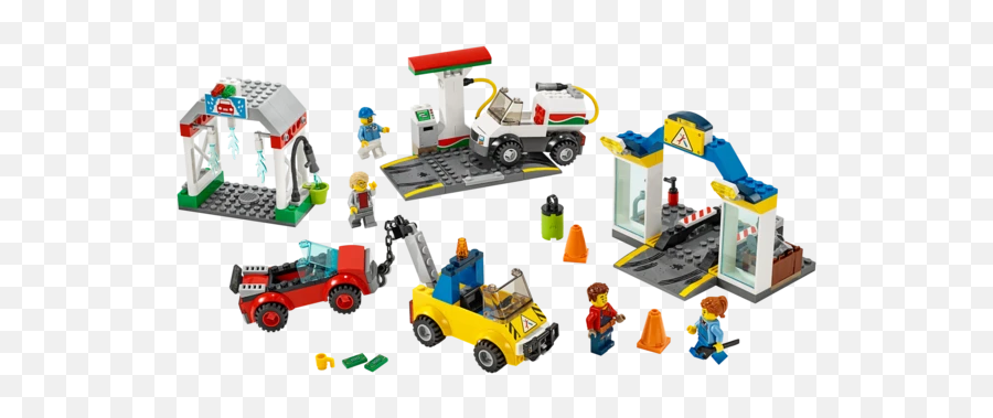 Lego City Garage Center - Lego 60232 Emoji,Tow Truck Emoji