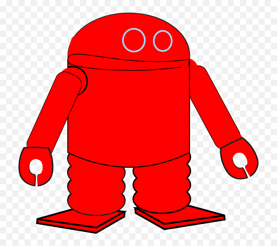 Robot Android Droid - Red Robot Png Emoji,Android Bee Emoji