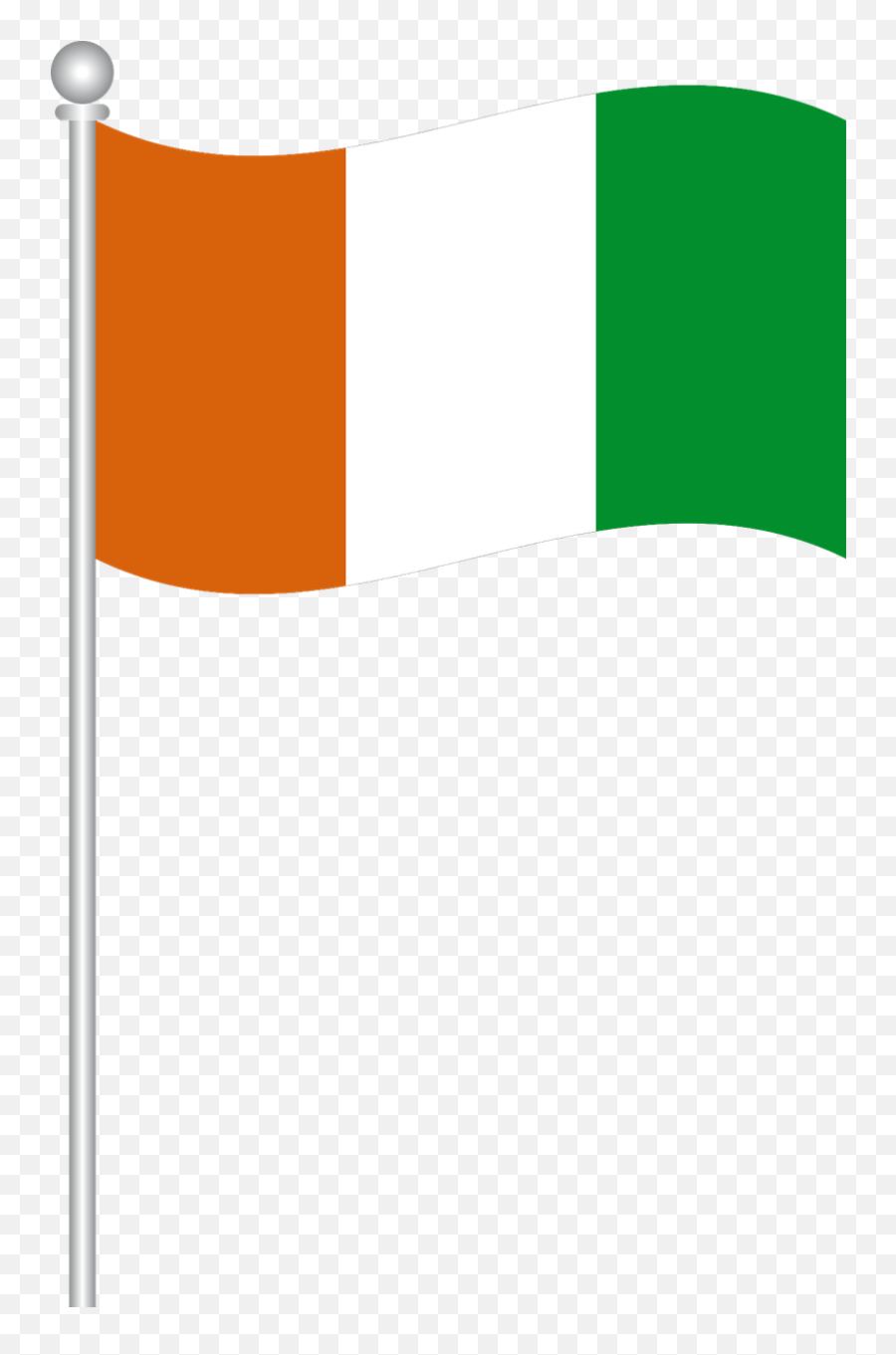 Flag Of Ivory Coast Flag Ivory Coast World Flags Free Vector - Ivory Coast Flag Transparent Emoji,Italy Flag Emoji