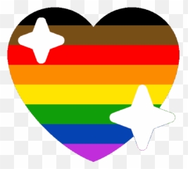 Poc Lgbtq Pride Sparkle Heart Discord Emoji - Pride Sparkle Heart Emoji,Discord Eyes Emoji