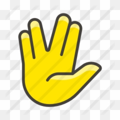 Vulcan Salute - Sign Emoji
