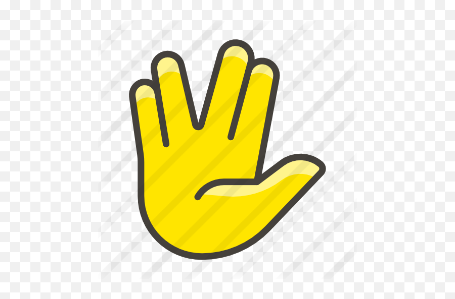 Vulcan Salute - Sign Emoji,Star Trek Emoji
