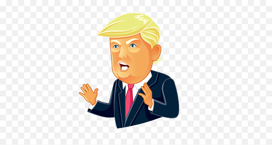 Trump Cartoon Png Picture - Donald Trump Cartoon No Background Emoji,Donald Trump Emoji
