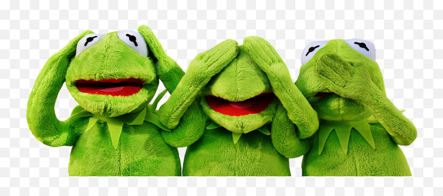 Free Speak Speaking Images - Kermit The Frog Emoji,See No Evil Hear No Evil Speak No Evil Emoji