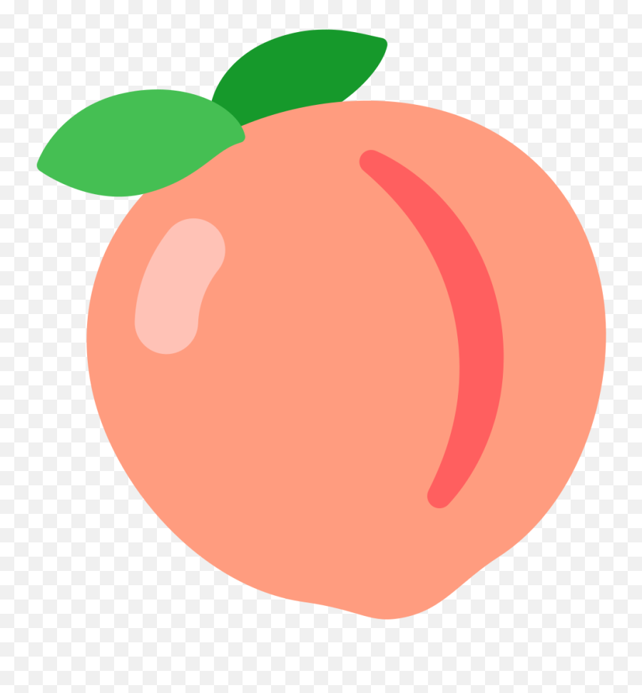 Fxemoji U1f351 - Cartoon Peach No Background,Apple Emojis