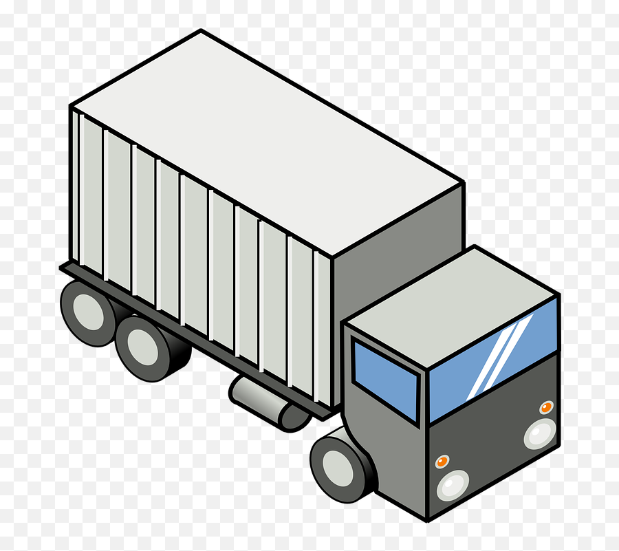 Truck Transportation Vehicle - Truck Clip Art Emoji,Semi Truck Emoji