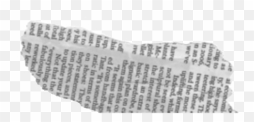 Newspaper Tornnewspaper Torn Tornpaper Wronkled Ripped - Monochrome Emoji,Newspaper Emoji