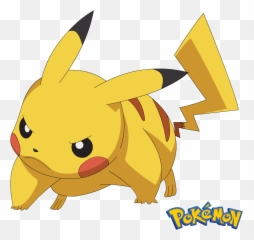 Download Angry Pikachu Transparent Png - Emoji