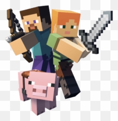 Minecraft Steve Alex Steveandalex - Minecraft Steve And Alex Png Emoji,Steve Emoji