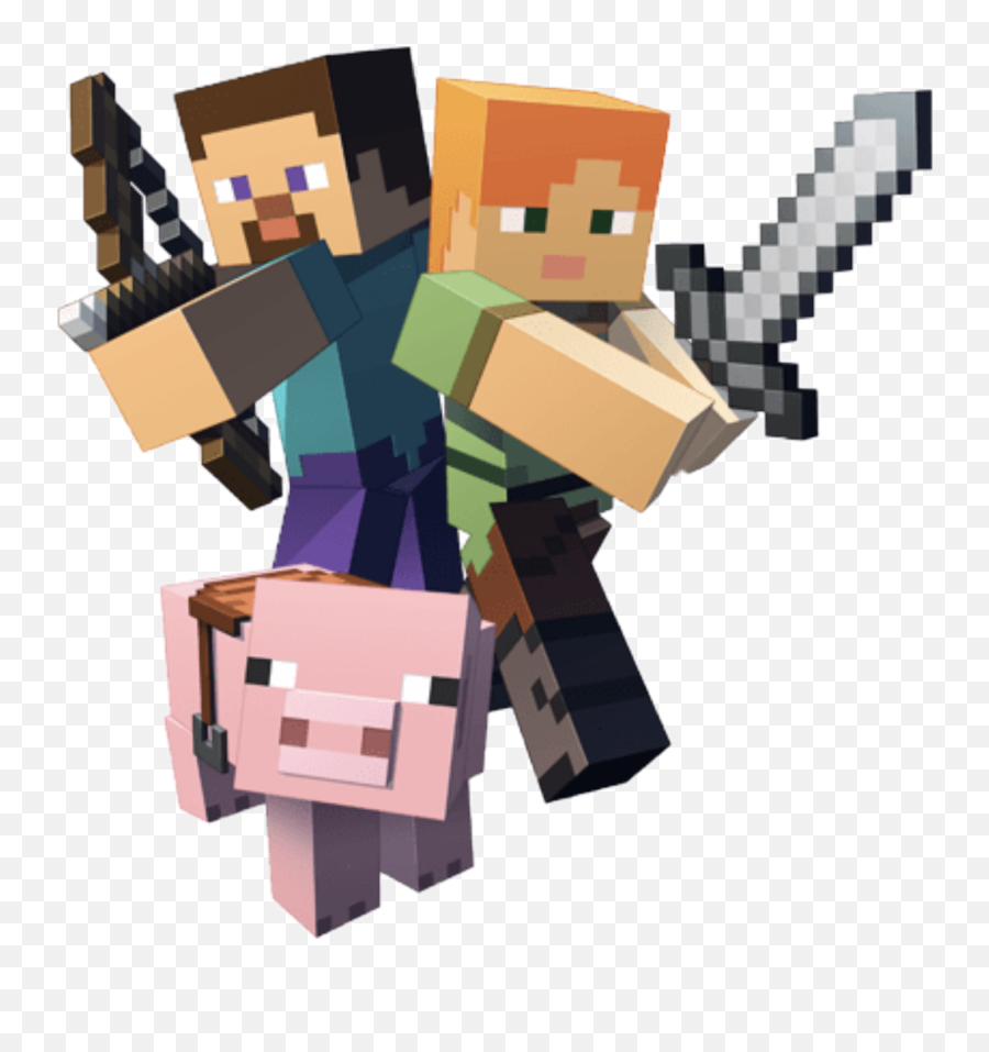 Minecraft Steve Alex Steveandalex - Minecraft Steve And Alex Png Emoji,Steve Emoji