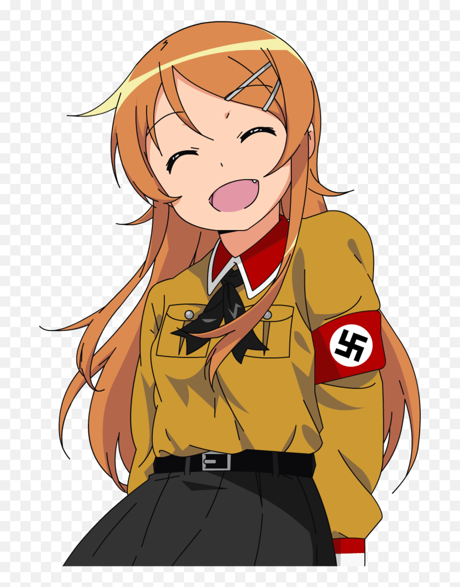 Nazi Anime Girl Png Emoji,Sieg Heil Emoji