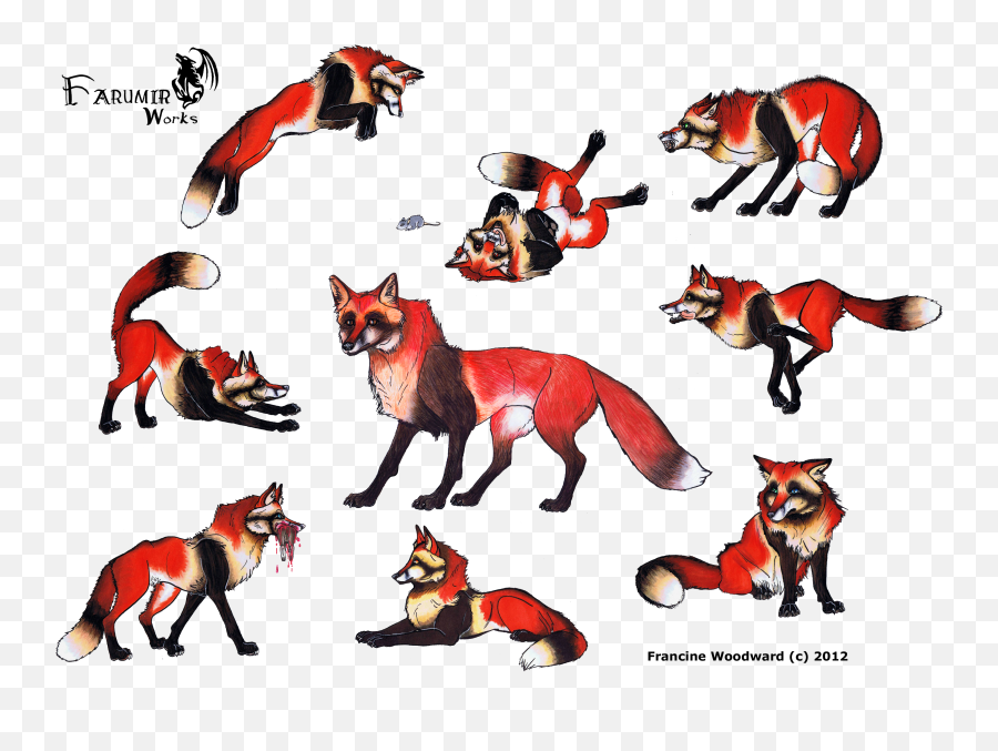 Fox Clipart Wolf Fox Wolf Transparent - Anime Cute Anime Wolf Drawing Emoji,Silver Fox Emoji