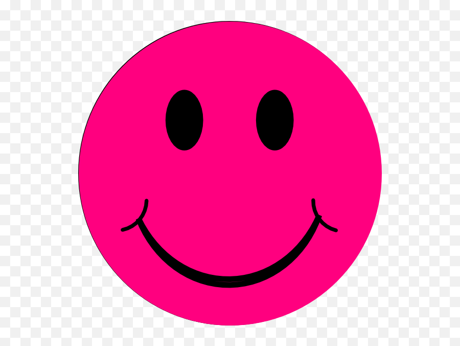 Pin - Pink Smiley Face Transparent Emoji,Hots Emojis