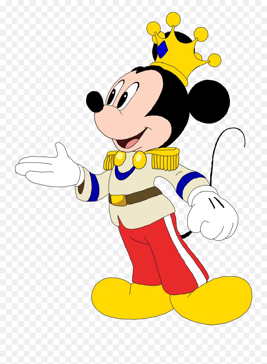 Prince Mickey Mouse Clipart - Minnie Mouse Princess Emoji,Prince Emoji