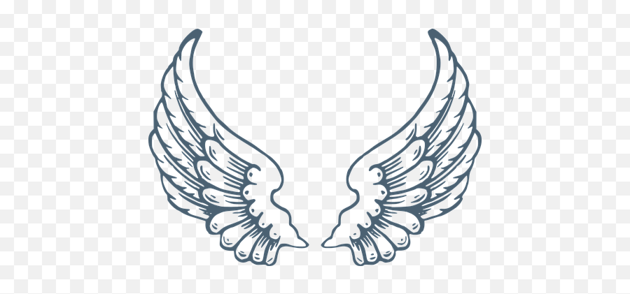 Free Angelic Angel Vectors - Drawing Big Angel Wings Emoji,Cupid Emoji