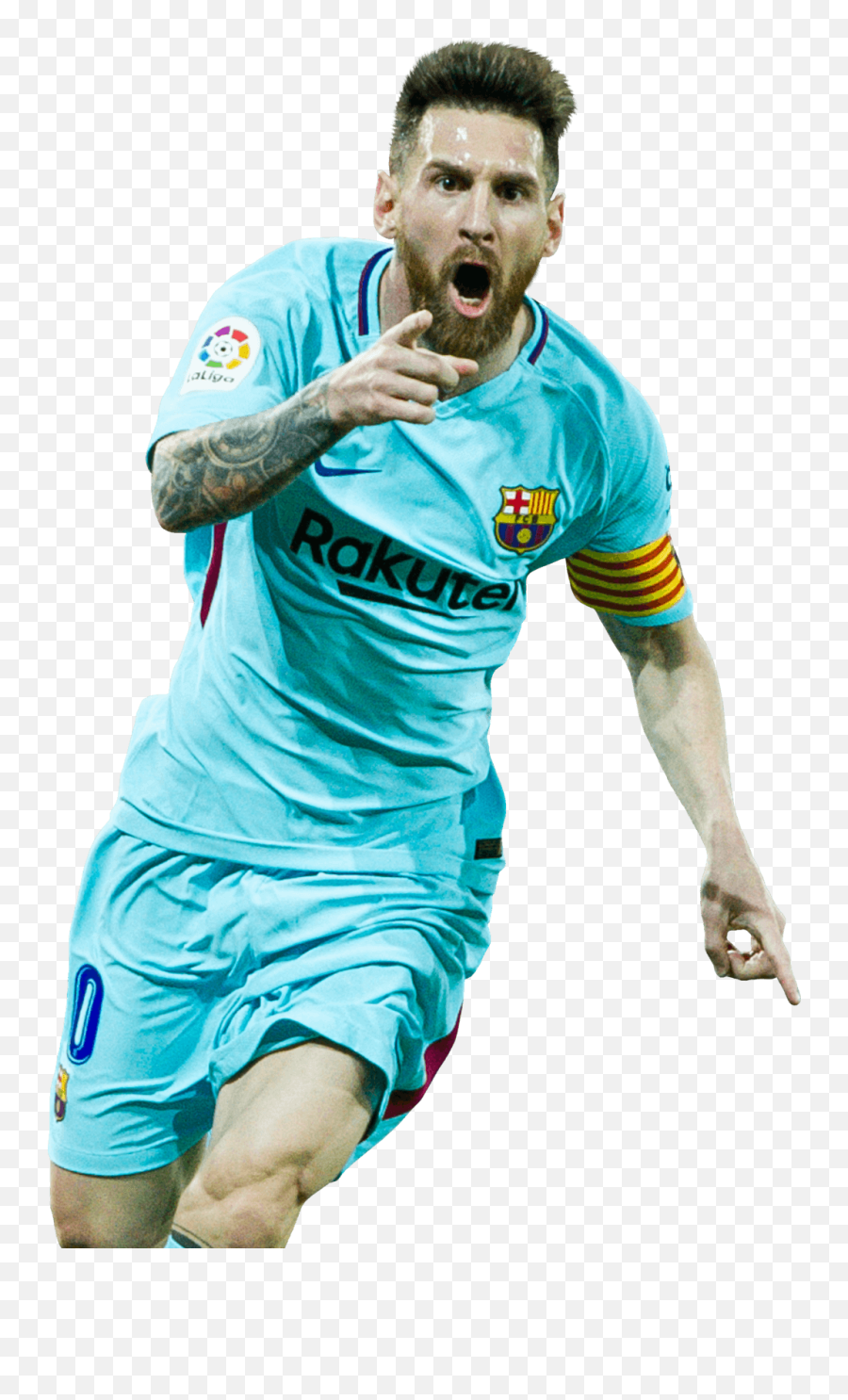 Lionel Messi Png 2018 Fcb Rakuten By - Lionel Messi White Background Emoji,Barca Emoji