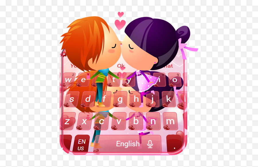 Cute Couple In Love Keyboard - Apps On Google Play Love Emoji,Virtual Hug Emoji