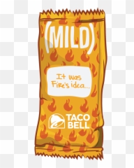 Taco Bell Sauce Packet Clipart - Taco Bell Sauce Clipart Emoji,Tacos Emoji