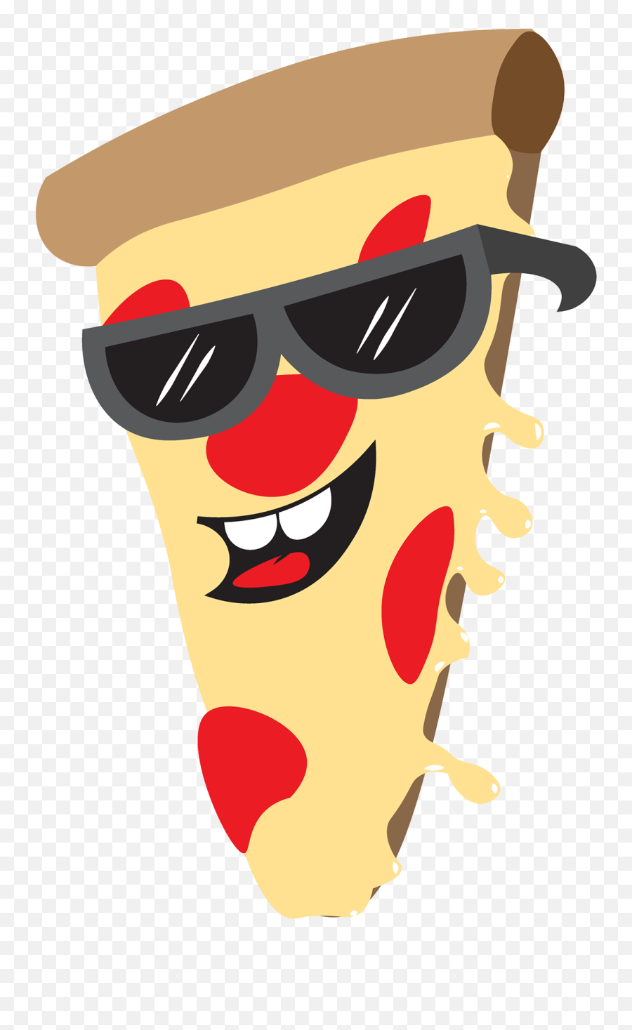 Pizza Is A Food Piece Inspired My By Admiration For - Cartoon Emoji,Emoji Eating Pizza