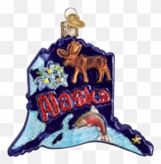 Personalized Christmas Ornaments Callisters - Alaska Emoji