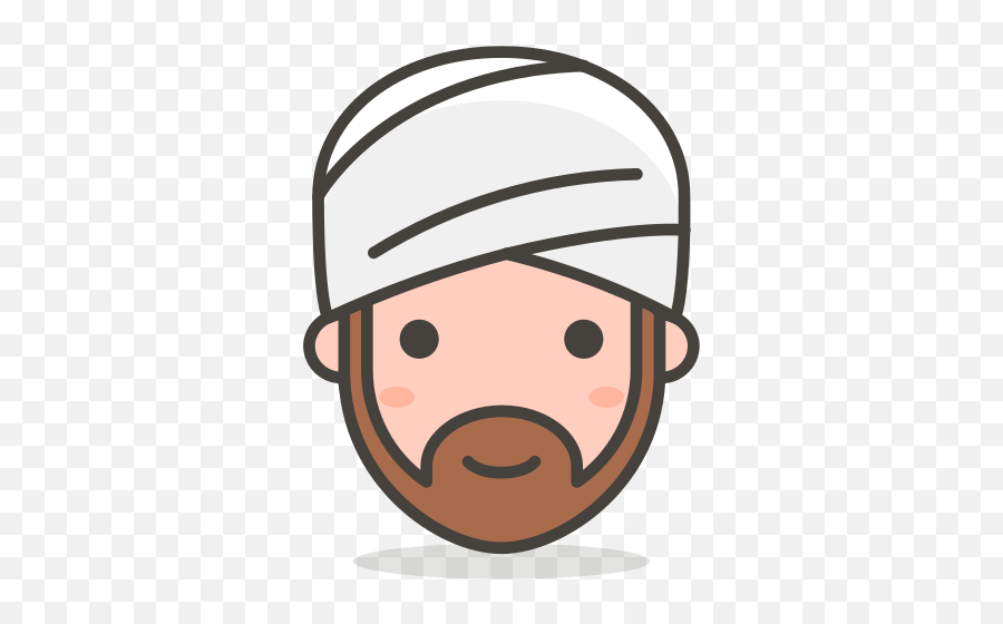 Person Wearing Turban Free Icon Of - Turban Emoji,Man With Turban Emoji