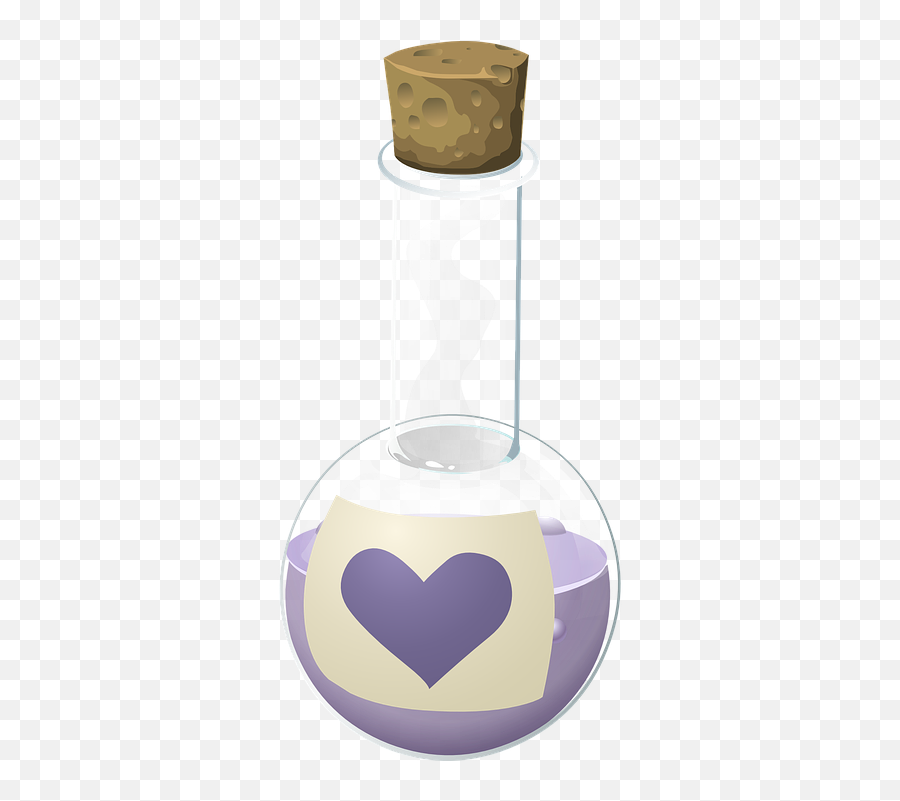 Trending Purple Heart Stickers - Transparent Potion Emoji,Toilet And Broken Heart Emoji