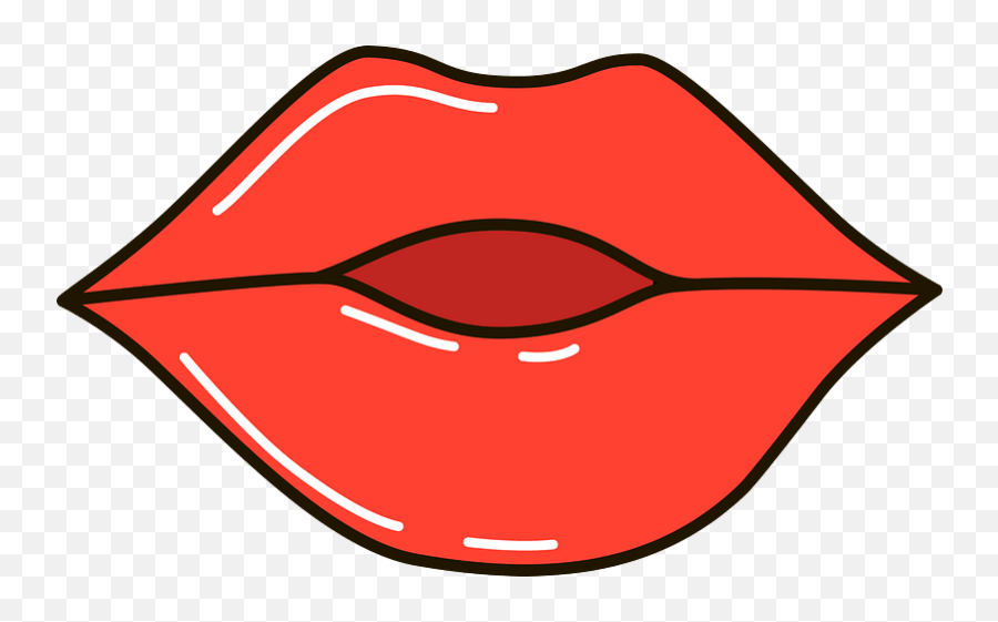 Kiss Clipart Free Download Transparent Png Creazilla - Vertical Emoji,Lip Emoji