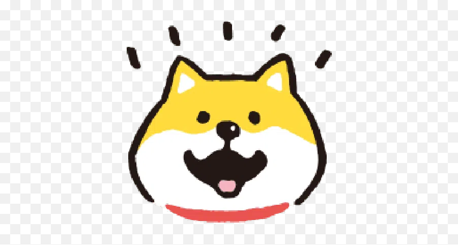 Shiba Emoji Whatsapp Stickers - Stickers Cloud Shiba Face,Emoji Dog