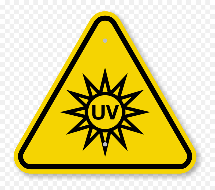 Iso Uv Light Hazard Warning Sign Symbol - Uv Light Clip Art Uv Light Hazard Symbol Emoji,Lighting Emoji