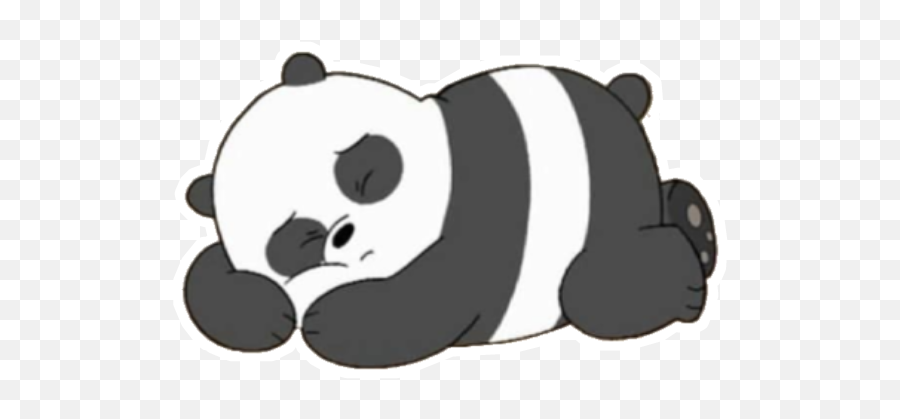 Trending Panda Stickers - Miss You We Bare Bears Emoji,Giant Emoji Pillow