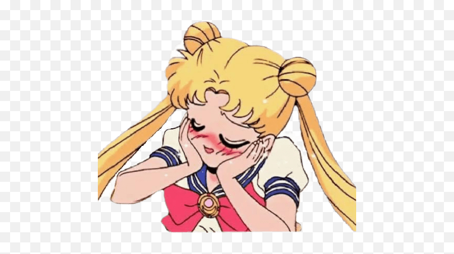 Sailor Moon - Cute Sailor Moon Png Emoji,Sailor Moon Emoji