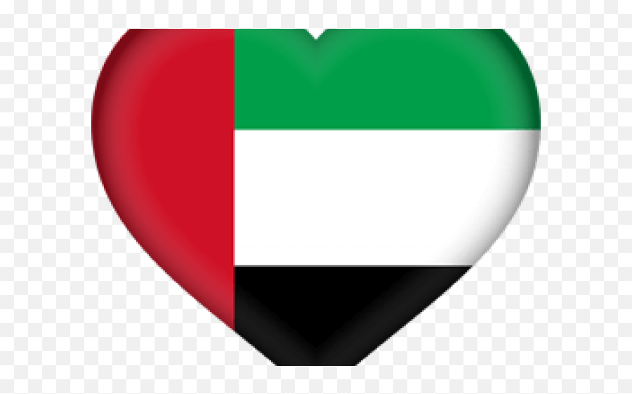 United Arab Emirates Flag Png Free - Uae Flag Heart Png Emoji,Uae Flag Emoji