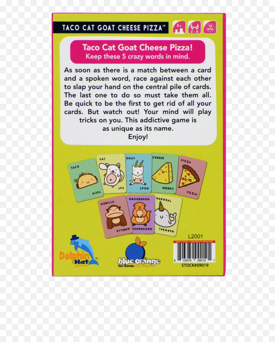 Indoor Games - Taco Cat Goat Cheese Pizza Paper Plus Horizontal Emoji,Hat Tip Emoji