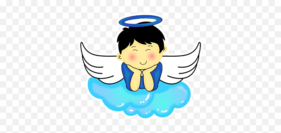 Little Angels Stickers By Luis Maldonado - Fictional Character Emoji,Snowflake Snowflake Baby Emoji
