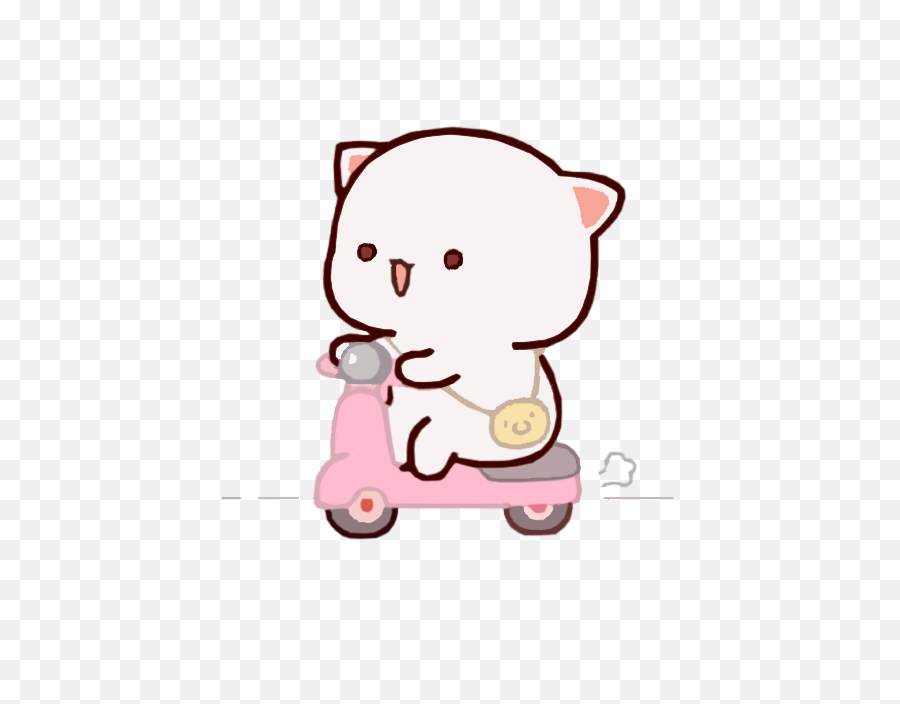 Bike Cute Cat Png Emoji Image,Cat