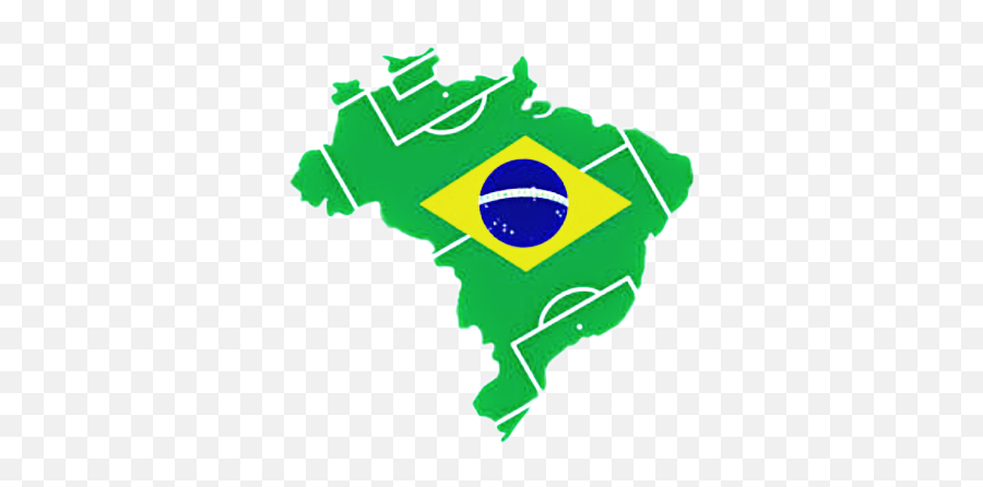 Brasil Football Flag Worldcup Vaibrasil - Mapa Do Brasil Com Bandeira Emoji,Brazilian Flag Emoji