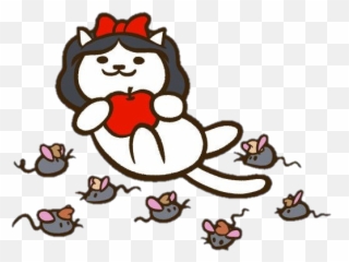 Snowwhite Cat Cats Disney Princess - Snow White And The Seven Mice Emoji,Disney Princess Emoji
