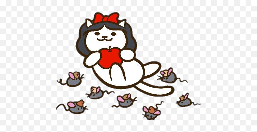 Snowwhite Cat Cats Disney Princess - Snow White And The Seven Mice Emoji,Disney Princess Emoji