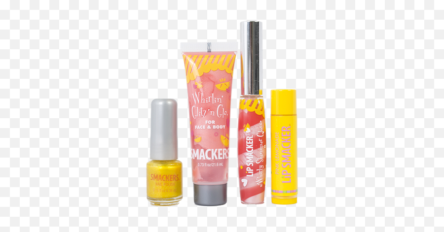 Pink Lemonade Glam Bag - Lip Smacker Lip Gloss Swirl Emoji,Lemonade Emoji